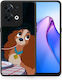 Smartfits Lady And Tramp 2 Back Cover Μπεζ (Oppo Reno8)