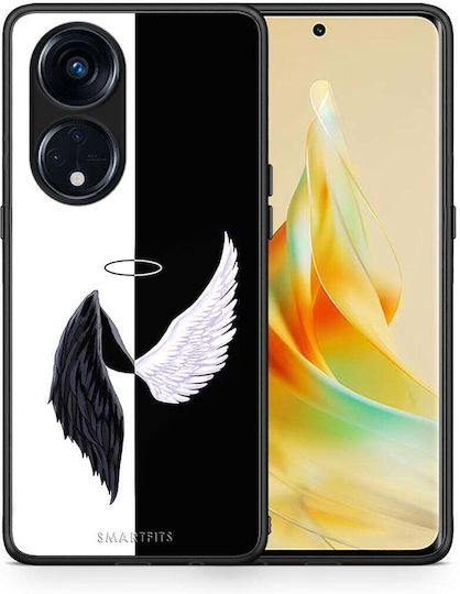 Smartfits Angels Demons Back Cover Μαύρο (Oppo Reno8T 5G, A1 Pro)