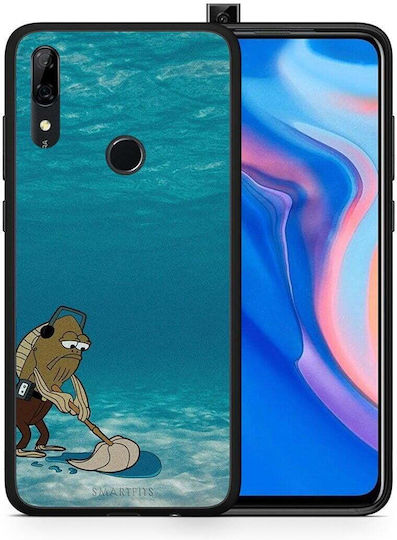 Smartfits Clean The Ocean Back Cover Γαλάζιο (Huawei P Smart Z)
