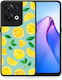 Smartfits Lemons Back Cover Πράσινο (Oppo Reno8)
