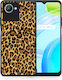Smartfits Animal Leopard Back Cover Πορτοκαλί (Realme C30)
