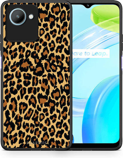 Smartfits Animal Leopard Back Cover Πορτοκαλί (Realme C30)