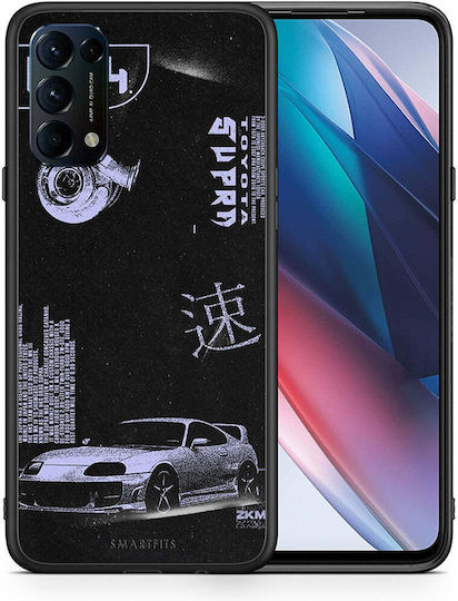 Smartfits Tokyo Drift Задна корица Черен (Oppo Find X3 Lite) 7634175656091_43310711144603