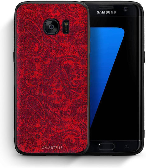 Smartfits Paisley Cashmere Back Cover Red (Galaxy S7 Edge) 7175484473499_41416556806299