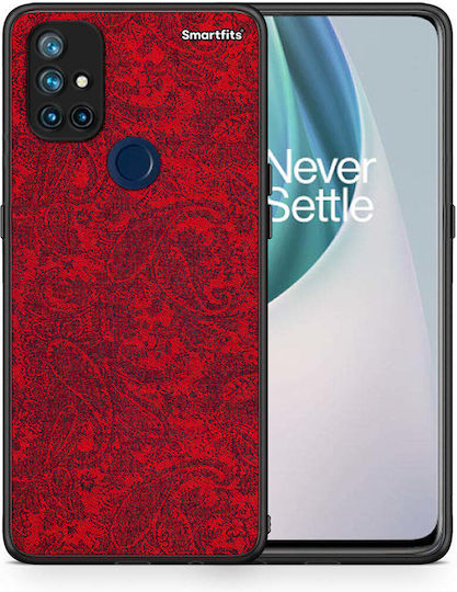 Smartfits Paisley Cashmere Umschlag Rückseite Rot (OnePlus Nord N10) A00_SM1-ON-NORDN10_PAISLEYCASHME