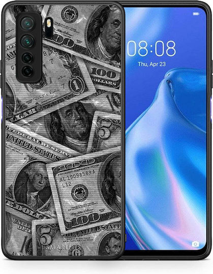 Smartfits Money Dollars Back Cover Gri (Huawei P40 Lite 5G) 8428737134931_46697023144275