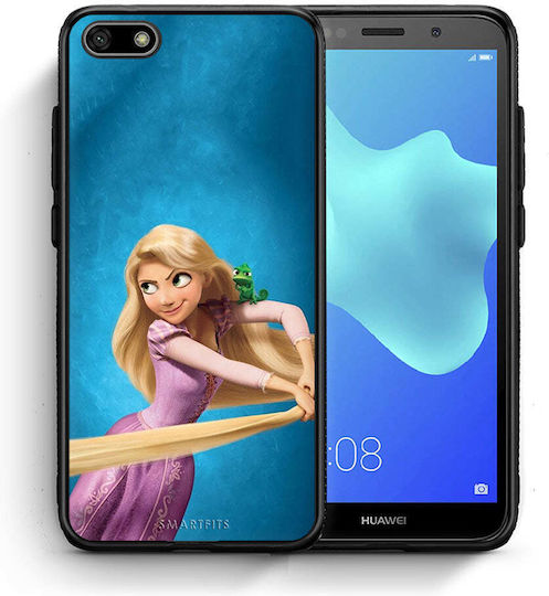Smartfits Tangled 2 Back Cover Albastru (Huawei Y5 2018 / Honor 7S)