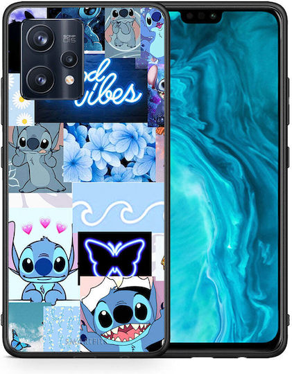 Smartfits Collage Good Vibes Umschlag Rückseite Blau (Realme 9 / 9 Pro+) A00_SM1-RL-9PRPLUS5G_COLLAGEGOOD
