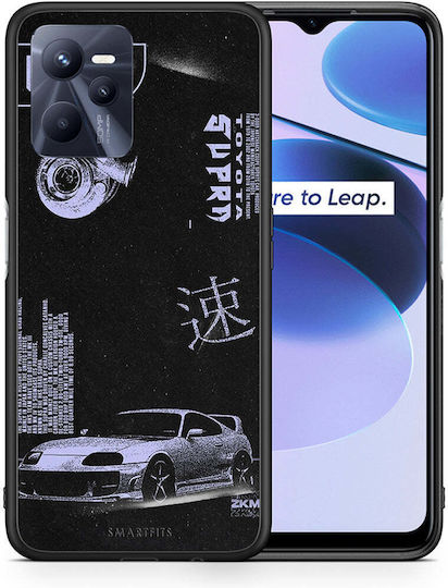 Smartfits Tokyo Drift Back Cover Black (Realme C35)