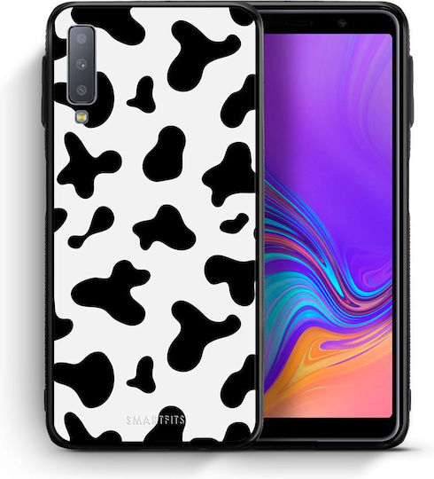 Smartfits Cow Print Back Cover (Galaxy A7 2018)