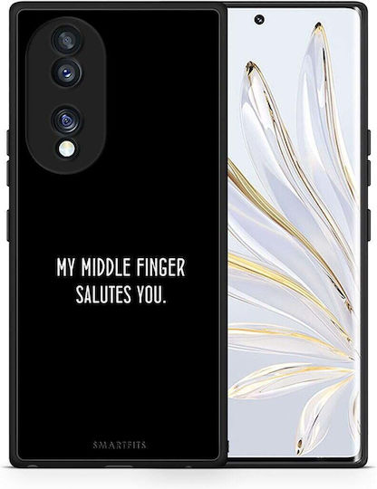 Smartfits Salute Back Cover Μαύρο (Honor 70)