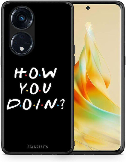 Smartfits How You Doin Back Cover Μαύρο (Oppo Reno8T 5G, A1 Pro)