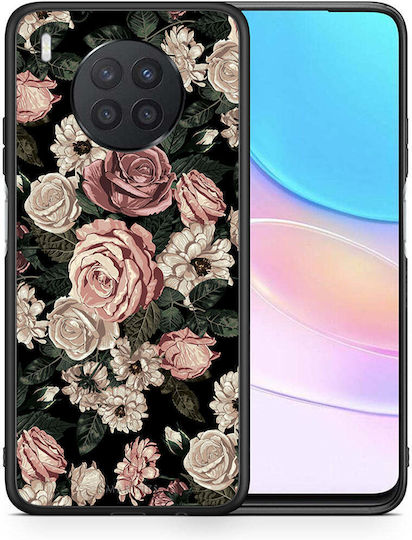Smartfits Flower Wild Roses Задна корица Розов (Huawei Nova 8i / Honor 50 Lite) 7521496531099_42923622662299