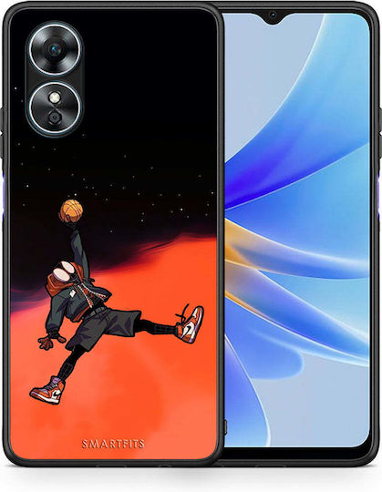 Smartfits Basketball Hero Задна корица Оранжев (Oppo A17) A00_SM1-OP-A17_BASKETBALLHERO_RO