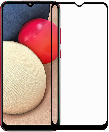 5D Full Face Tempered Glass Black (Galaxy A03sOppo A17)