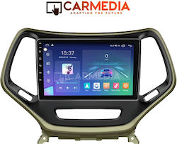 Carmedia Car-Audiosystem für Jeep Cherokee 2014+ (Bluetooth/USB/WiFi/GPS) mit Touchscreen 10"