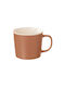 M Mug Ceramic Orange 1pcs