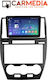 Carmedia Auto-Audiosystem für Land Rover Freelander 2006-2014 (Bluetooth/USB/WiFi/GPS/Apple-Carplay/Android-Auto) mit Touchscreen 9"