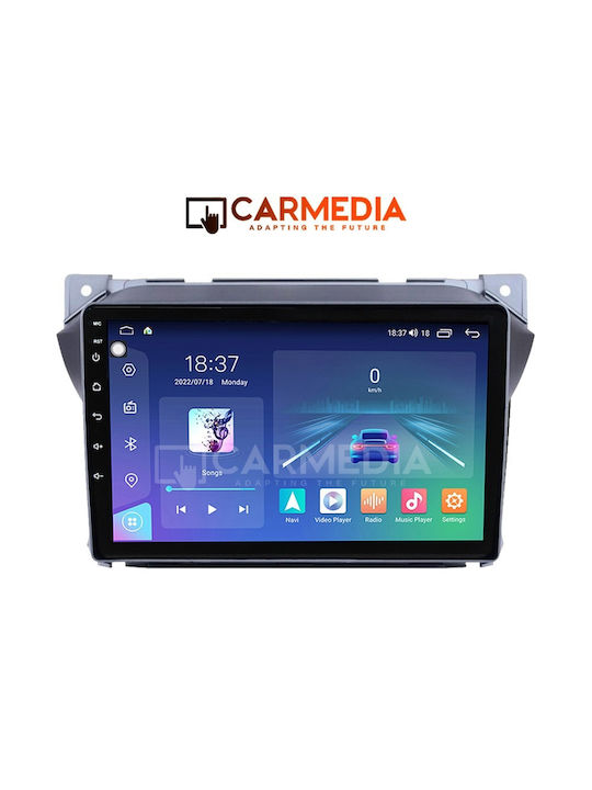 Carmedia Sistem Audio Auto pentru Suzuki Înălțime Nissan Pixo 2009+ (Bluetooth/USB/WiFi/GPS/Apple-Carplay/Android-Auto) cu Ecran Tactil 9"