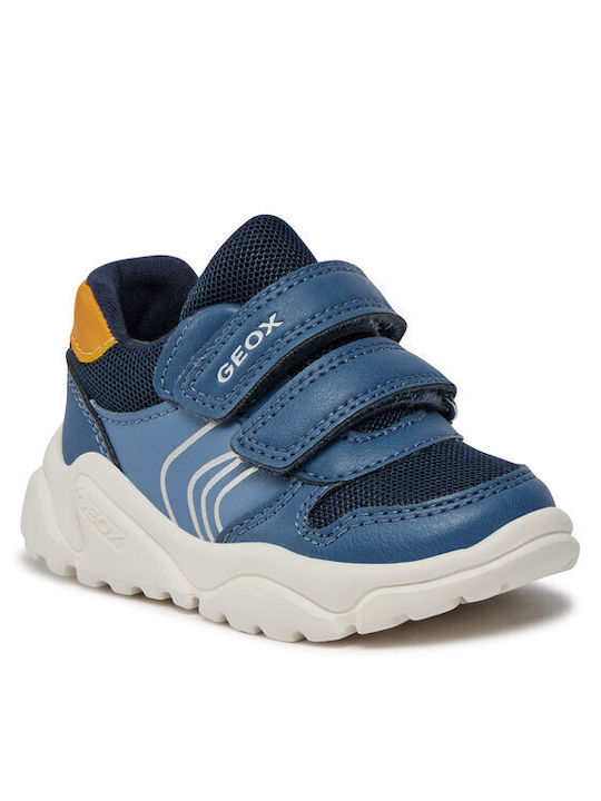 Geox Kinder-Sneaker Anatomisch mit Klettverschluss Marineblau