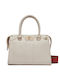 Liu Jo Ecs M Satchel Women's Bag Shoulder Beige