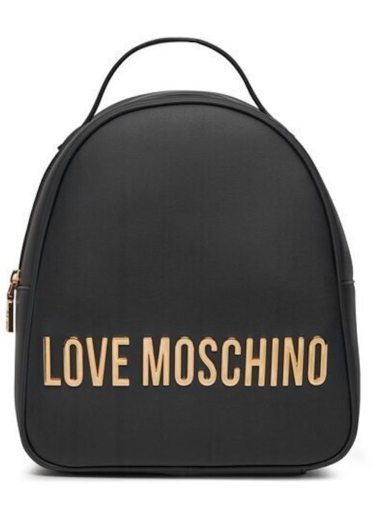 Moschino Γυναικεία Τσάντα Πλάτης Μαύρη