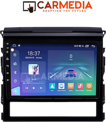 Carmedia Car-Audiosystem für Toyota Land Cruiser 2016-2019 (Bluetooth/USB/WiFi/GPS) mit Touchscreen 9"