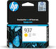 HP 937 InkJet Printer Ink Yellow (4S6W4NE)