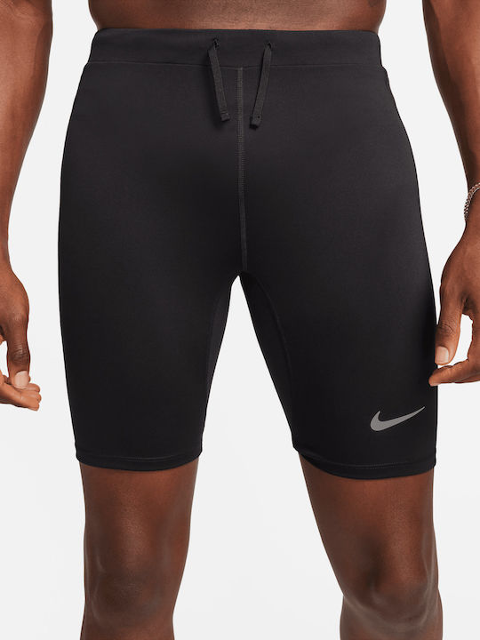 Nike Fast Half Tight Ανδρικό Αθλητικό Κολάν Compression Κοντό Μαύρο