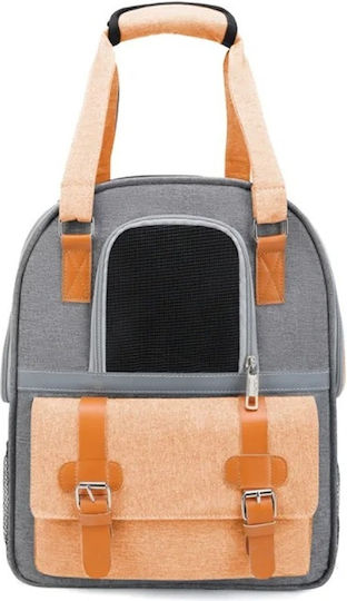 Rucsac pentru transport câine / pisici Portocaliu M33xL22xA39cm.