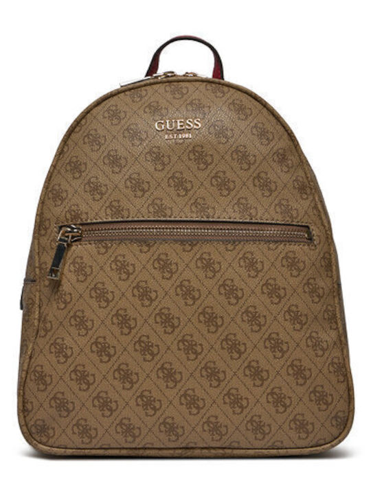 Guess Sg Women's Bag Backpack Latte/Brown