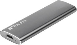 Verbatim Vx500 USB 3.1 / USB-C Externe SSD 1TB M.2 Silber