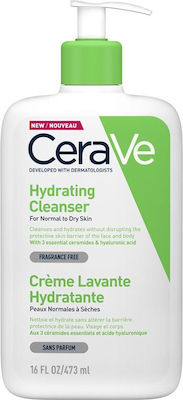 CeraVe Creme Reinigung Hydrating Normal To Dry Skin für trockene Haut 473ml