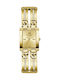 Guess Γυναικείο Ρολόι 38mm Μπαταρίας με Χρυσό Μεταλλικό Μπρασελέ