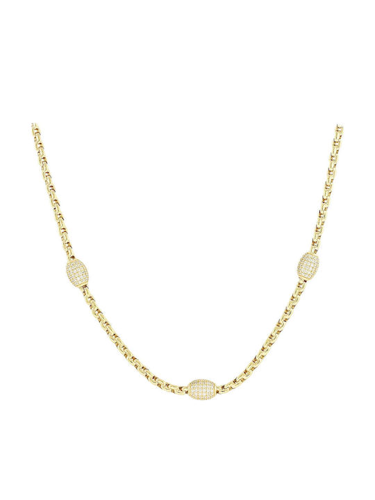 Sasashop Charm aus Gold 14K mit Zirkon