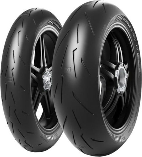 Pirelli Diablo Rosso Iv Corsa 110/70ZR17 Fără Cameră De Aer Anvelopă Pentru Motocicletă Partea Din Față