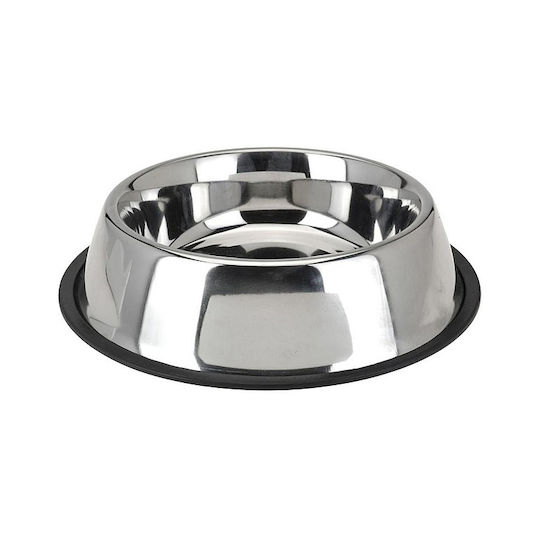 Gaun Stainless Steel Bowl Food for Dog & Cat 1.8lt 25cm in Silver Color