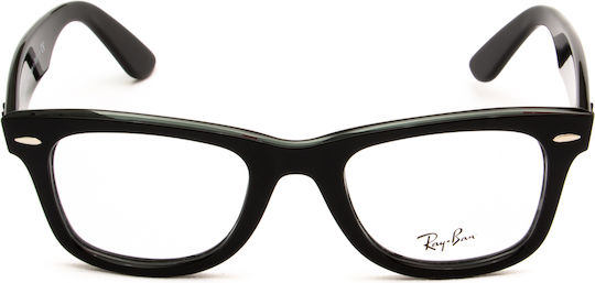 Ray Ban Wayfarer Ease Weiblich Kunststoff Brillenrahmen Schwarz RX4340V 2000