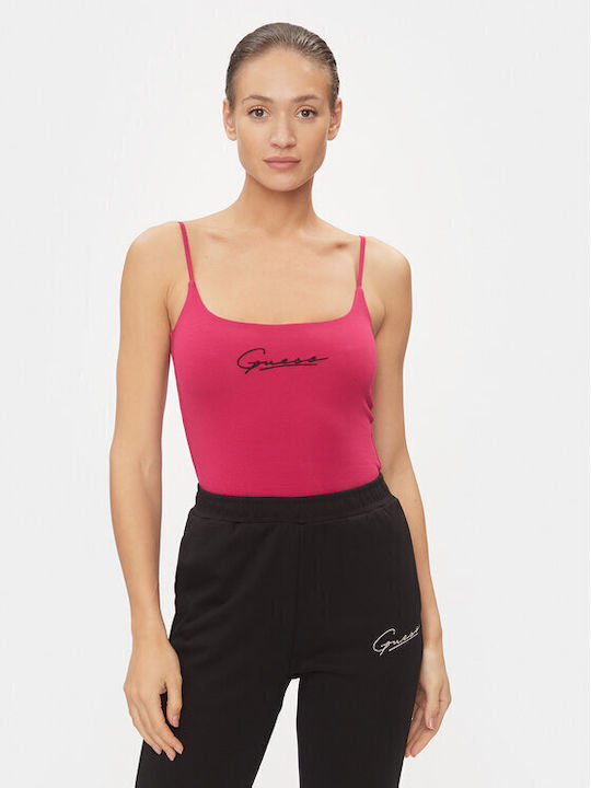 Guess Women's Blouse Sleeveless Pink