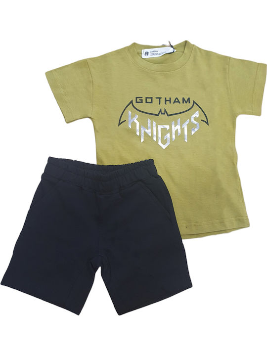 Kinder-Set mit Shorts Sommer 2Stück Khaki