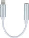 Setty GSM112227 Конвертор Lightning Мъжки към 3.5mm Женски Сребрист