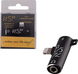 NSP Lightning male σε 3.5mm / Lightning female