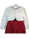 Kids Bolero Fur White