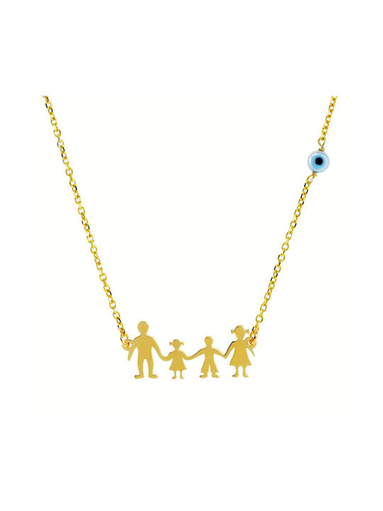 Ioannou24 Necklace Family from Silver