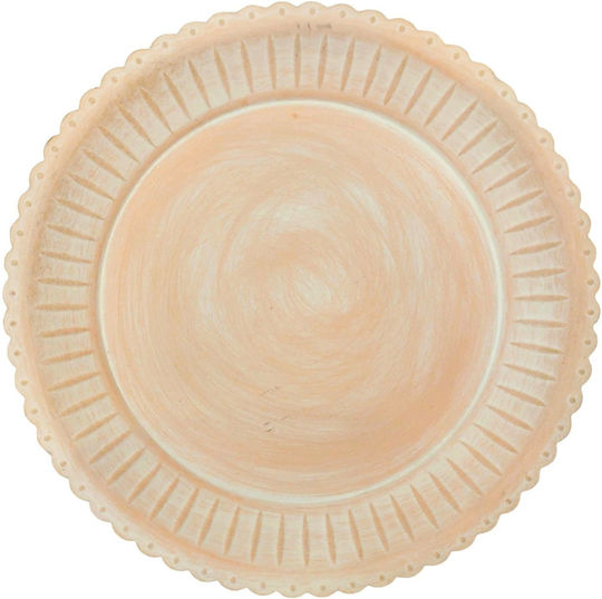 Dekorative Platte Hölzernes Beige 1Stück 45x45cm