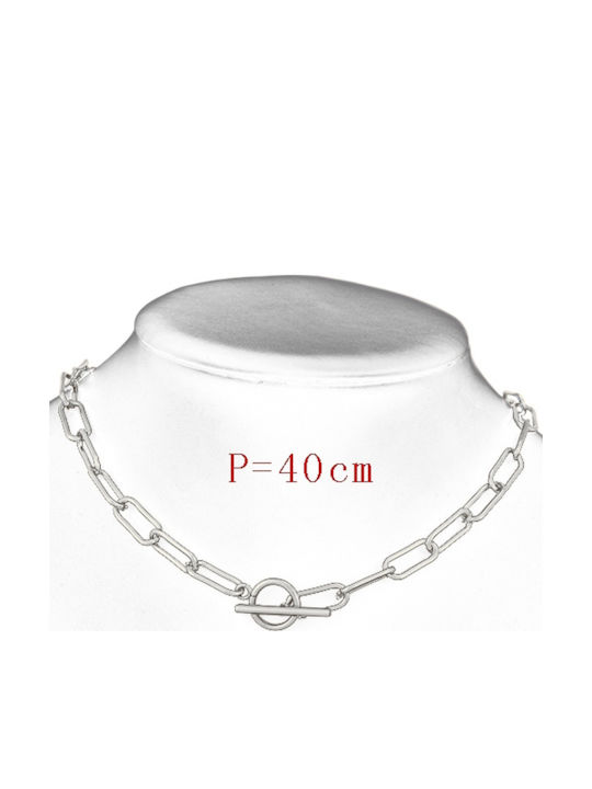 Callajewels Αλυσίδα Λαιμού από Ατσάλι Μήκους 40cm