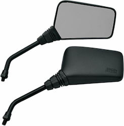 Emgo Motorradrückspiegel 2Stück Schwarz Emgo Motorradrückspiegel 2Stück Schwarz
