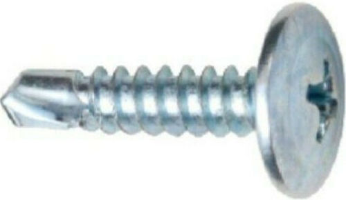 Patta Selbstschneidend Bohrschraube Verzinkt mit Durchmesser M4.2 und Länge 16mm 1000Stück