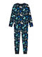 Name It Kids' Pajamas Winter Cotton Dark Sapphire
