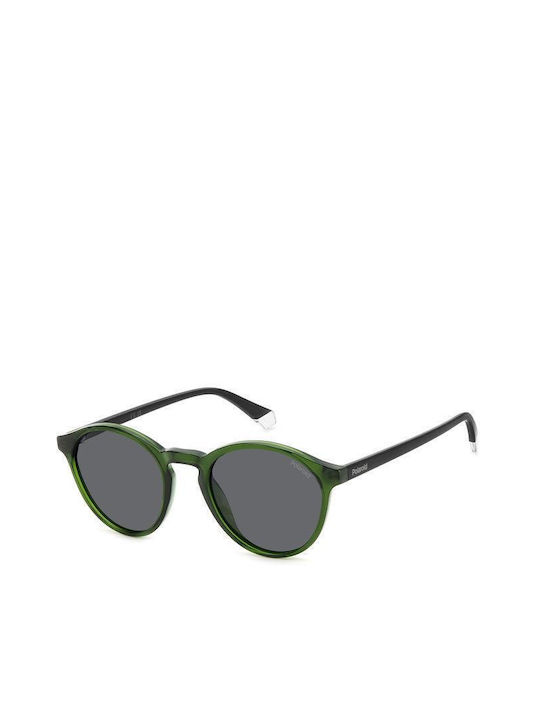 Polaroid Men's Sunglasses with Green Plastic Fr...